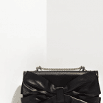 Valentino Black Bow Flap Bag