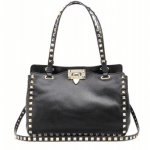 Valentino Black Rockstud Mini Shoulder Bag