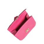 Valentino Fuchsia Rockstud Flap Small Bag 3