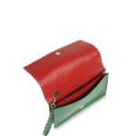 Valentino Green Rockstud Flap Clutch Bag 3