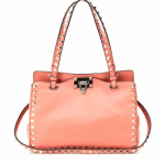 Valentino Light Geranio Rockstud Mini Shoulder Bag