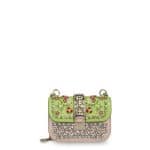 Valentino Light Green Glam Lock Flap Bag