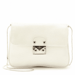Valentino Light Ivory Textured Leather Mini Shoulder Bag