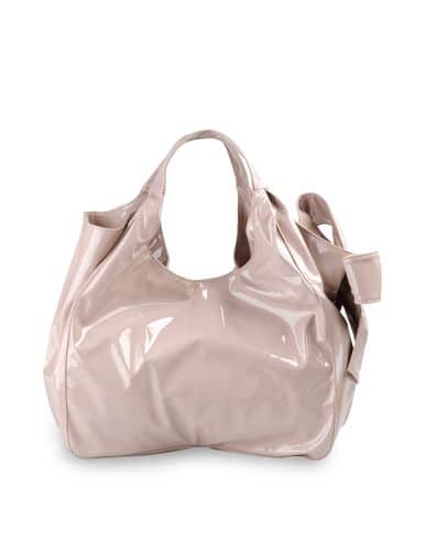 Valentino Garavani Hot Pink Coated Canvas Small Nuage Bow Tote Bag -  Yoogi's Closet