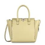 Valentino Light Yellow Double Handle Bag