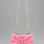 Valentino Pink Bow Flap Bag