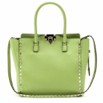 Valentino Pop Apple Rockstud Double Handle Tote Bag