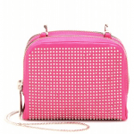 Valentino Pop Fuchsia Studded Mini Shoulder Bag