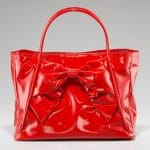 Valentino Red Betty Bow Tote Bag