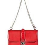 Valentino Red Rockstud Flap Medium Bag