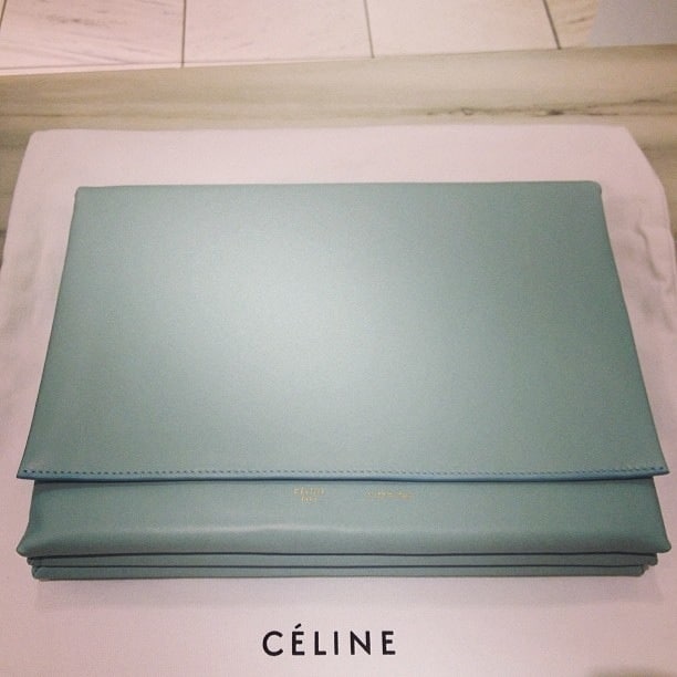 Celine Icy Blue 'Glacier' bags from Summer 2013 are in stores now ...