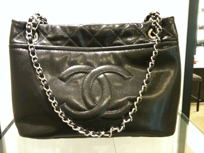 Chanel Black Timeless CC Tote Bag 2010
