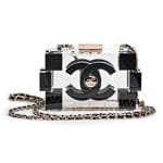 Chanel Clear Lego Clutch Bag