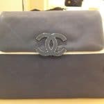 Chanel Grey Hampton Flap Tote Large Bag