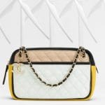 Chanel Beige/White/Black/Yellow Graphic Camera Case Bag - Spring 2013
