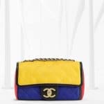 Chanel Black/Red/Yellow/Blue Graphic Flap Bag - Spring 2013