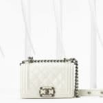 Chanel White Boy Bag - Spring 2013