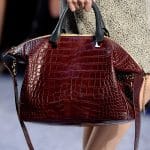 Chloe Burgundy Crocodile Bag - Fall 2013 Collection