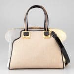 Fendi Grey/Beige/Yellow Fabric Chameleon Small Bag