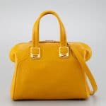 Fendi Sunflower Pebbled Chameleon Small Bag