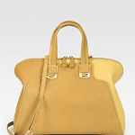 Fendi Tan Tricolor Chameleon Large Bag