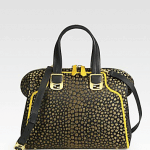 Fendi Tobacco/Sunflower Jacquard Chameleon Mini Bag