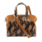 Fendi Wheat Reptile Chameleon Small Bag