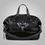 Givenchy Black Crocodile-Style Nightingale Medium Bag - Pre-Fall 2013