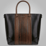 Givenchy Brown Wood-Style Lucrezia Small Shopping Bag - Pre-Fall 2013