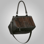 Givenchy Brown Wood-Style Pandora Small Bag - Pre-Fall 2013