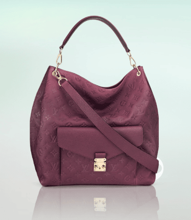 Louis Vuitton Raspberry Aurore Monogram Empreinte Metis Bag