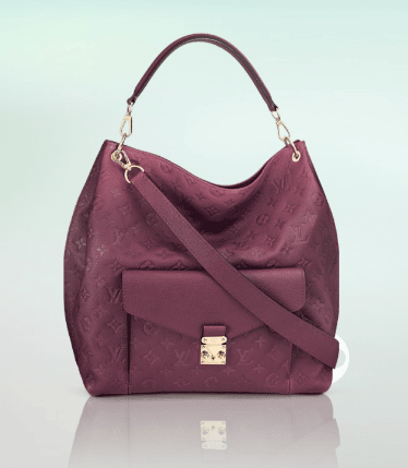 LOUIS VUITTON Metis Monogram Empreinte Hobo Bag Purple-US