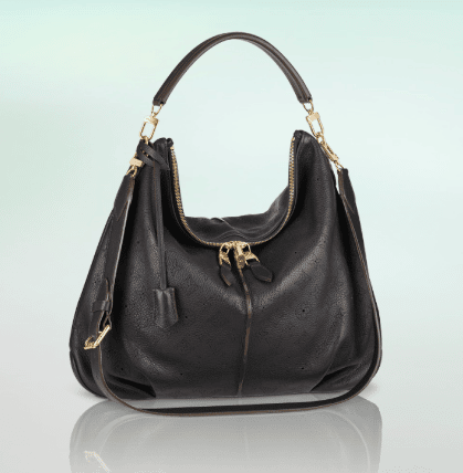 Louis Vuitton Black Mahina Selene MM Bag