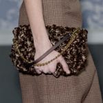 Louis Vuitton Brown Floral Pochette Bag - Fall 2013 Runway