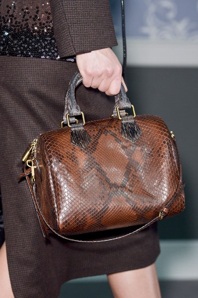 Louis Vuitton updates the Speedy Bag in fur and python for Fall