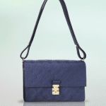 Louis Vuitton Dark Blue Celeste Monogram Empreinte Fascinante Bag