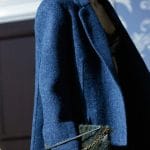Louis Vuitton Dark Blue Marabou Pochette Bag - Fall 2013 Runway