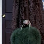 Louis Vuitton Green Marabou Duffle Bag - Fall 2013 Runway