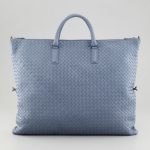Bottega Veneta Light Blue Intrecciato Nappa Convertible Bag 3