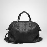 Bottega Veneta Nero Intrecciato Napa Convertible Bag