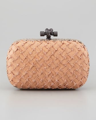 Bottega Veneta Intrecciato Knot Long Clutch in Gold — UFO No More