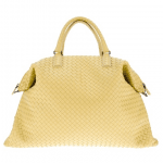 Bottega Veneta Yellow Intrecciato Nappa Convertible Bag