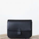 Celine Lacquered Black on Black Box Bag - Fall 2013