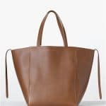 Celine Tan Shearling Phantom Cabas Tote Bag - Fall 2013