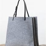 Celine Triple Grey Felt Shopping Tote bag - Fall 2013