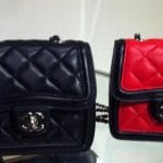 Chanel Black and Red Graphic Mini Flap Bags
