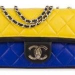 Chanel Black/Red/Yellow/Blue Graphic Flap Bag