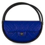 Chanel Dark Blue / Black Hula Hoop Small Bag
