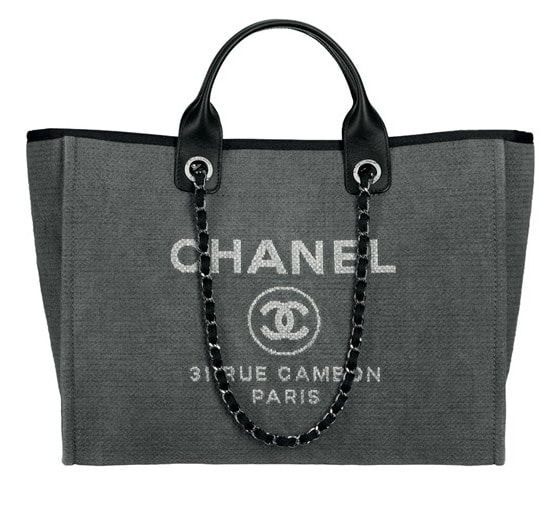 Chanel Deauville Canvas Tote Bag Reference Guide | Spotted Fashion