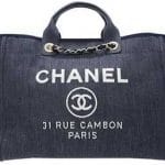 Chanel Deauville Canvas Tote Bag Reference Guide - Spotted Fashion